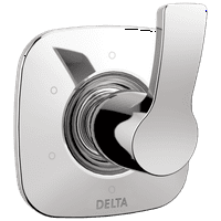 Delta Tesla 6-Podešavanje 3-Portnog Divertera, Polirani Nikl