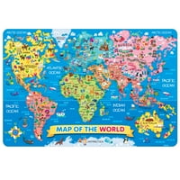 S. Shure Karta Svijeta Jumbo Kat Puzzle