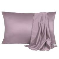 Jedinstvene ponude svilenkaste satenske futrole za jastuke pokrivaju Set Mauve King