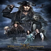 Disney Pirates of the Caribbean: Dead Men Tel No Tales-Collage Wall Poster, 22.375 34