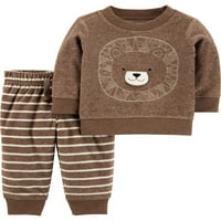Carter's Child Of Mine dukserica od flisa i pantalone za trčanje, komplet odjeće