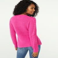 Scoop ženski asimetrični džemper