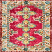 nuLOOM Julia Vintage Persijski tepih, 7' 10 11', Pink