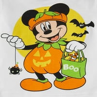 Halloween Mickey Mouse Baby Boy Dugi rukav pamučna zgodna pidžama, Set od 2 komada