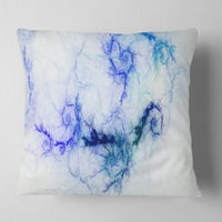 Designart Sparkling Blue Stormy Sky - apstraktni jastuk za bacanje - 18x18