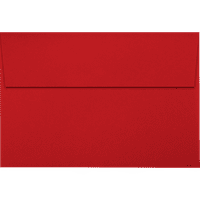 LUXPaper poziv koverte, 18, lb. Praznično Crveno, Pakovanje