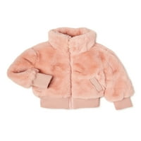 Urban Republic krznena jakna za bebe i male djevojčice, veličine 12m-4T