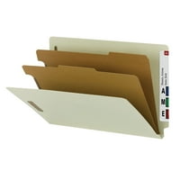 recikliranog dnevnog lista Top Tab kartice Set 1 5-CUT TOP tab, do 31, 8. 14, zelena, 31 set