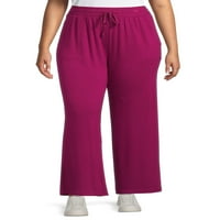 Terra & Sky ženske pletene pantalone Plus veličine