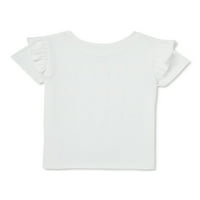 Garanimals baby & Toddler Girls Dream Dream Dream grafička flater majica sa kratkim rukavima, veličine 12m-5T,