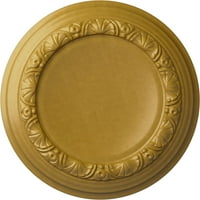 Ekena Millwork 1 2 od 1 2 P Carlsbad plafon medaljon, Ručno obojene iridescentno zlato