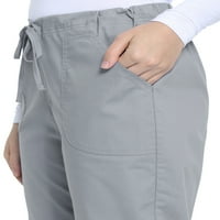 Scrubstar ženske sitne osnovne osnovne potrepštine s rastezljivim vezicama za teretni piling pantalone WD046P