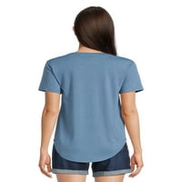 Stitch Juniors svjetlucava grafička majica sa kratkim rukavima, veličine XS-3XL