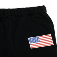 Grafički majice sa kratkim rukavima i pleteni set pantalona za Jogger, veličine 4-18