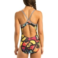 Dolfin Uglies ženski Print v-back kupaći kostim u ljepoti i plaži, veličina 34