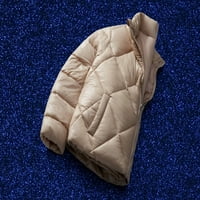 Time and Tru ženska kratka somotna Puffer jakna, veličine XS-3X
