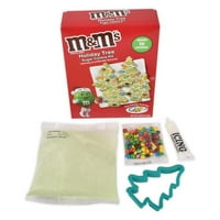 Lukavi kompleti za kuvanje M & M Holiday Tree Cookie Kit