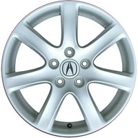 Preokret OEM aluminijski aluminijski kotač, srebro, odgovara 2004- Acura TSX
