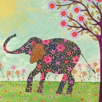 Marmont Hill Sunny Elephant od Sascalia slika Print na umotanom platnu