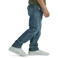 Wrangler® Boy's relaxed Fit sužene Jean za noge sa pojasom za podešavanje, veličine 4-18