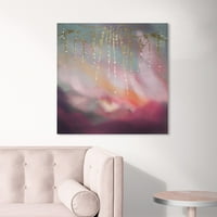 Wynwood Studio Abstract Wall Art Canvas Prints' Positive Vibes ' Textures - Pink, Grey