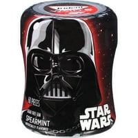 Trident White Star Wars Darth Vader Spearmint Gum Free Sugar, ct, 2. oz