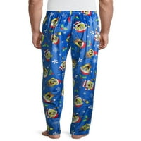 SpongeBob SquarePants muške Božićne pidžame hlače