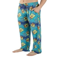 Nickelodeon muške Spongebob Squarepants Print pidžama pantalone