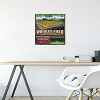 Chicago Cubs-Wrigley Field Zidni Poster, 14.725 22.375