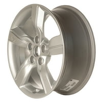 Preobraćen oem aluminijski aluminijski kotač, sve oslikano svijetlo srebro, od 2012.- Hyundai Veloster