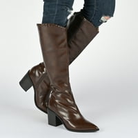 Kolekcija Journee Womens Daria Tru Comfort Foad širine Širokih koljena na petu High Boots