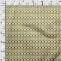 Onuone Rayon Yellow tkanine Geometrijski opseg opsega Ispiši šivanje tkanine sa dvorištem širom