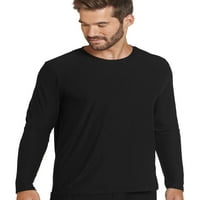 Jockey® Essentials Muška meka rastezljiva košulja za spavanje dugih rukava, udobna odjeća za spavanje, gornji
