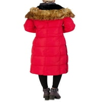 Kanadska vremenska oprema ženski pufer s dugom kapuljačom
