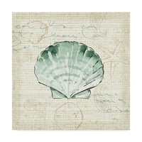 Zaštitni znak likovne umjetnosti' Ocean Prints II ' Canvas Art by Pela Studio