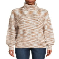 Jane Street ženski patchwork džemper sa Dolčevicom